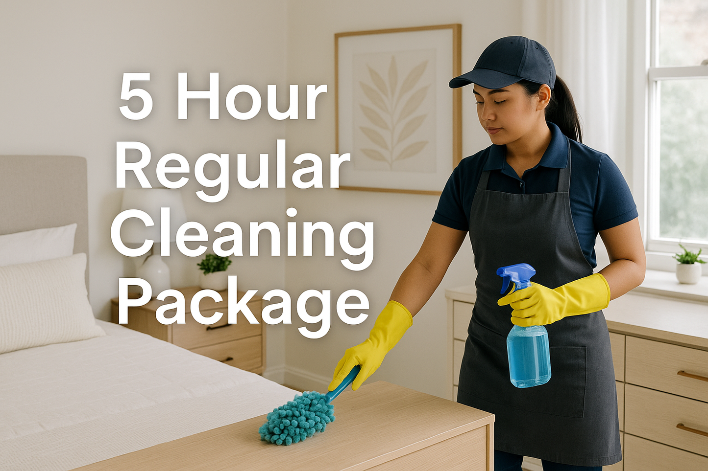 add this text 5 Hour Regular Cleaning Package